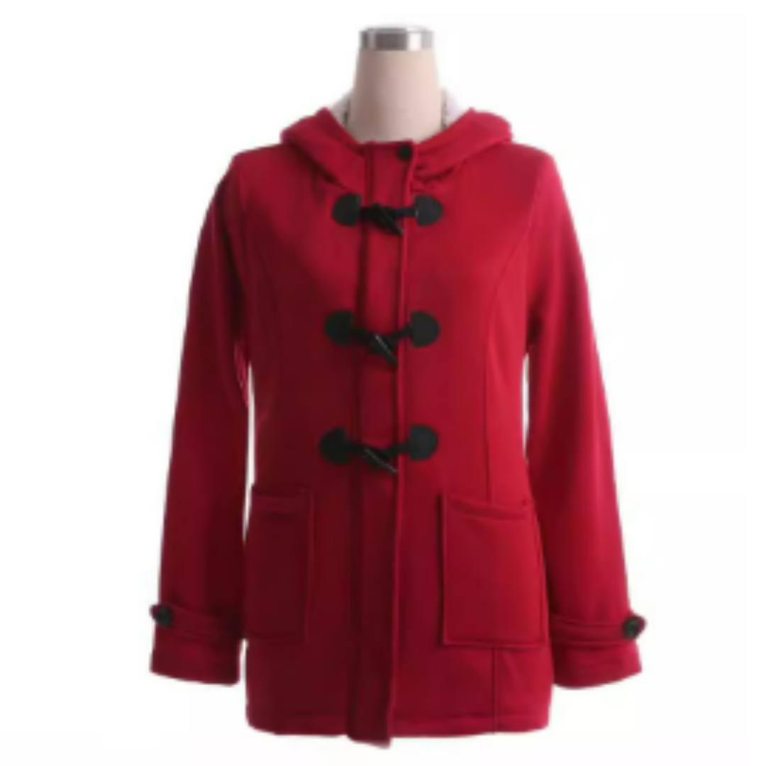 Street-wave Womens Long Winter Coat With Hooded Warmth Plush Lining And Cozy Fit