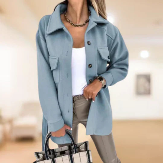 Street Wave Womens Warm Trench Coat Cozy Stylish Outerwear For Cold Days Water Repellent Lined