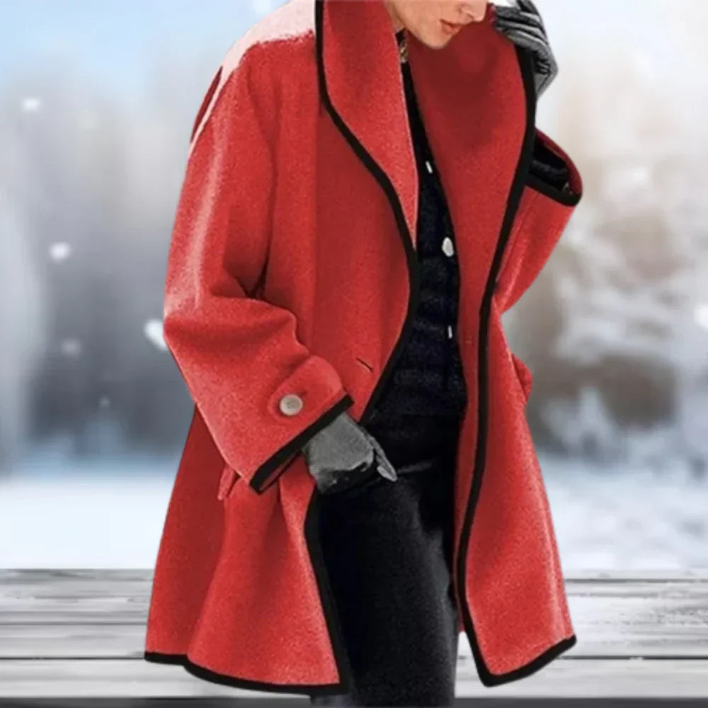 Street-Wave Retro Wool Coat For Women - Timeless Cut, Soft Comfort, Easy Care, Premium Quality