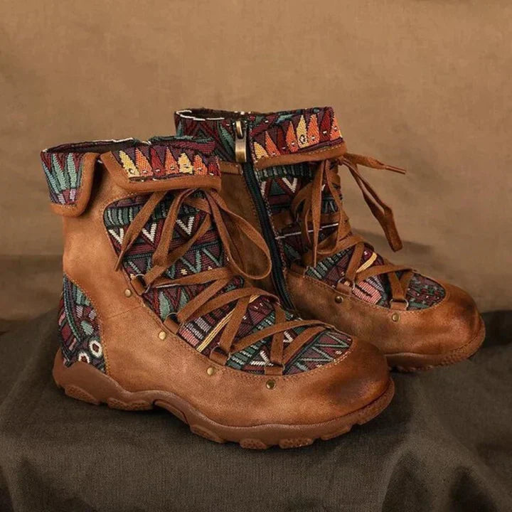 Street-wave Bohemian Style Boots For Trendsetting Women With Warm Cozy Comfort All Day