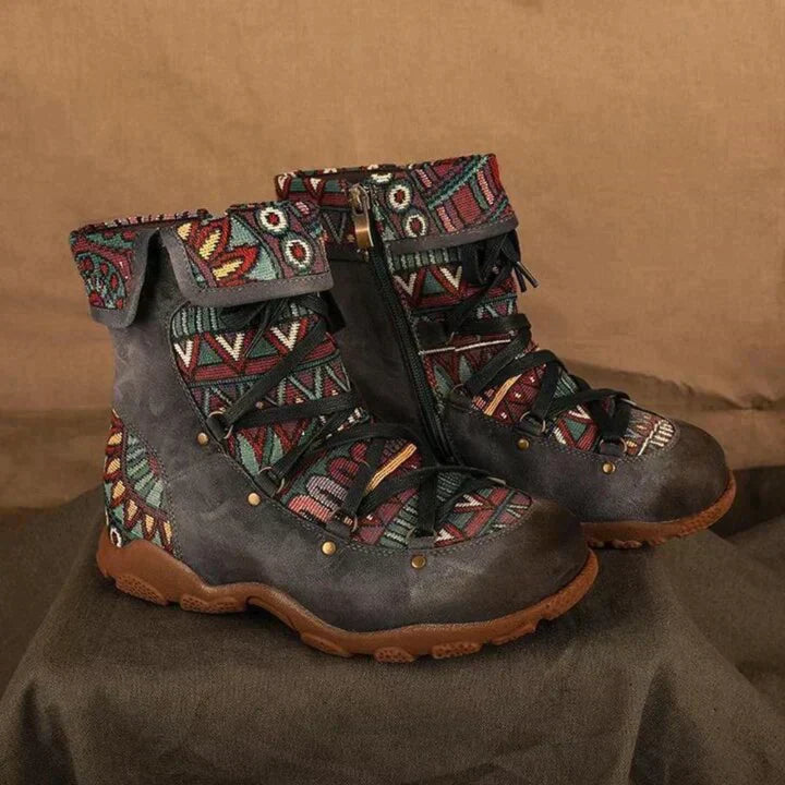 Street-wave Bohemian Style Boots For Trendsetting Women With Warm Cozy Comfort All Day