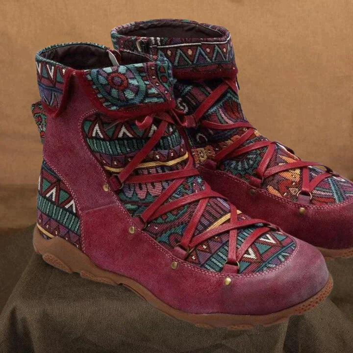 Street-wave Bohemian Style Boots For Trendsetting Women With Warm Cozy Comfort All Day