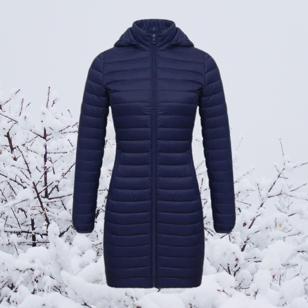 Street-wave Long Puffer Coat for Women Extra Warmth and Style for Winter Weather