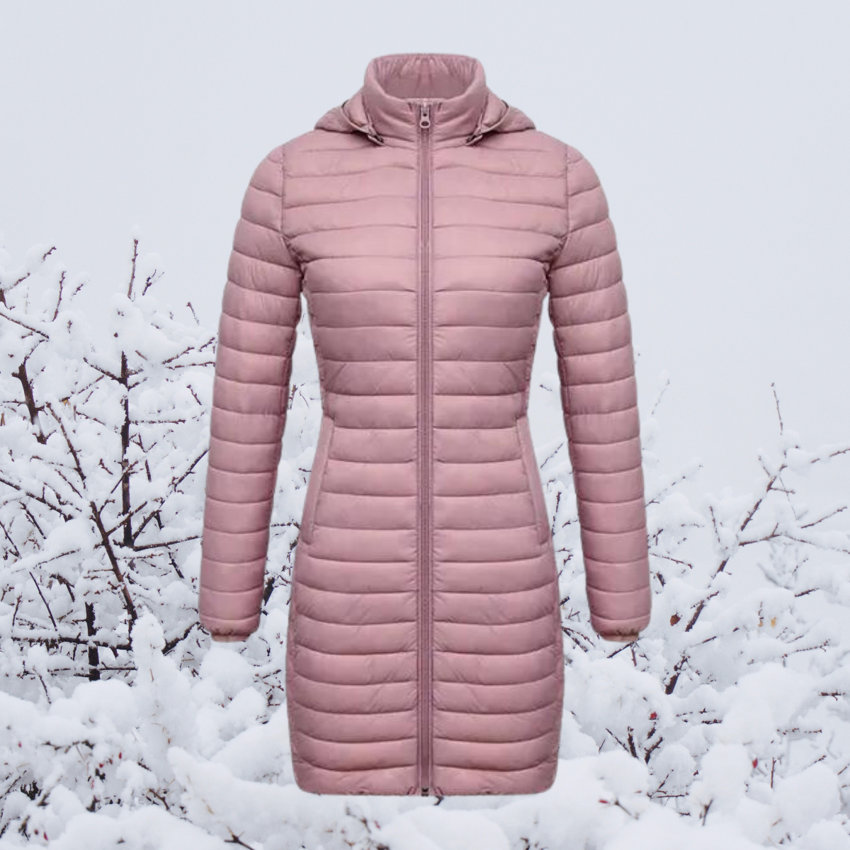 Street-wave Long Puffer Coat for Women Extra Warmth and Style for Winter Weather