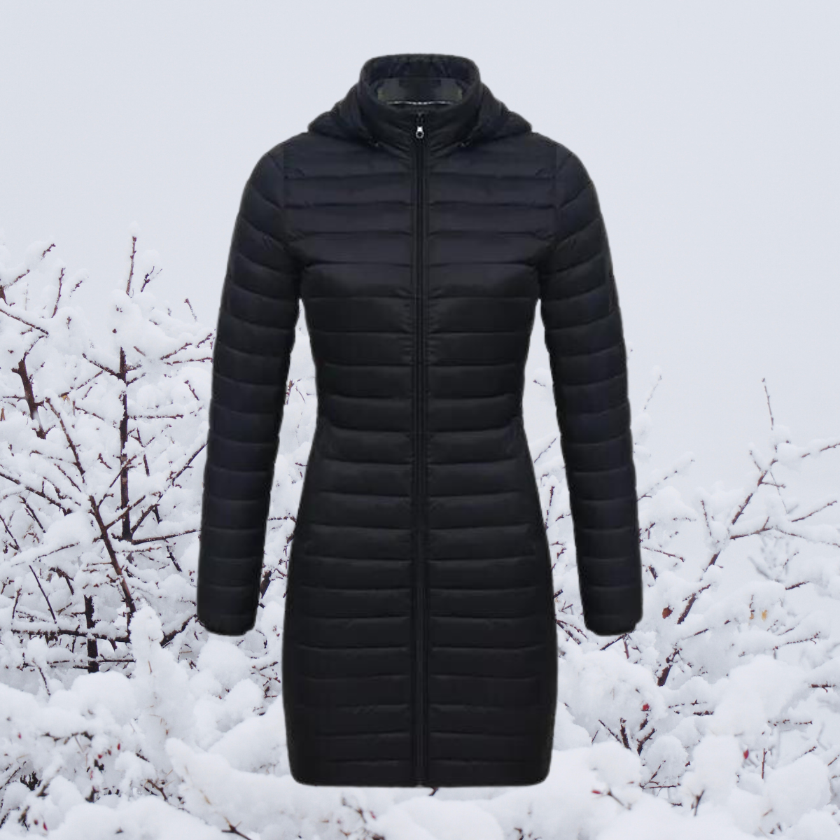 Street-wave Long Puffer Coat for Women Extra Warmth and Style for Winter Weather