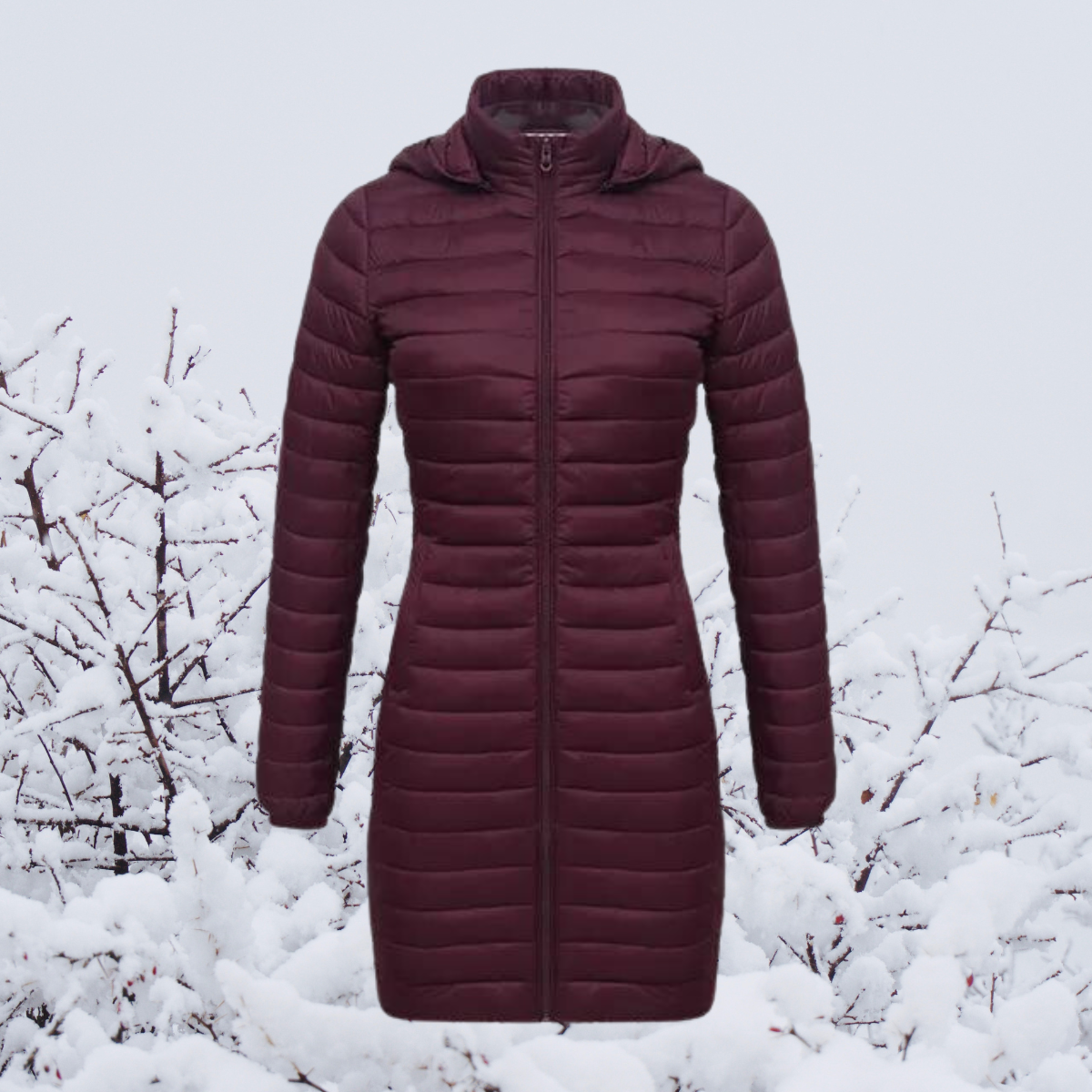 Street-wave Long Puffer Coat for Women Extra Warmth and Style for Winter Weather