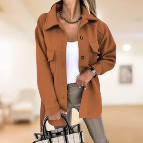Street Wave Womens Warm Trench Coat Cozy Stylish Outerwear For Cold Days Water Repellent Lined
