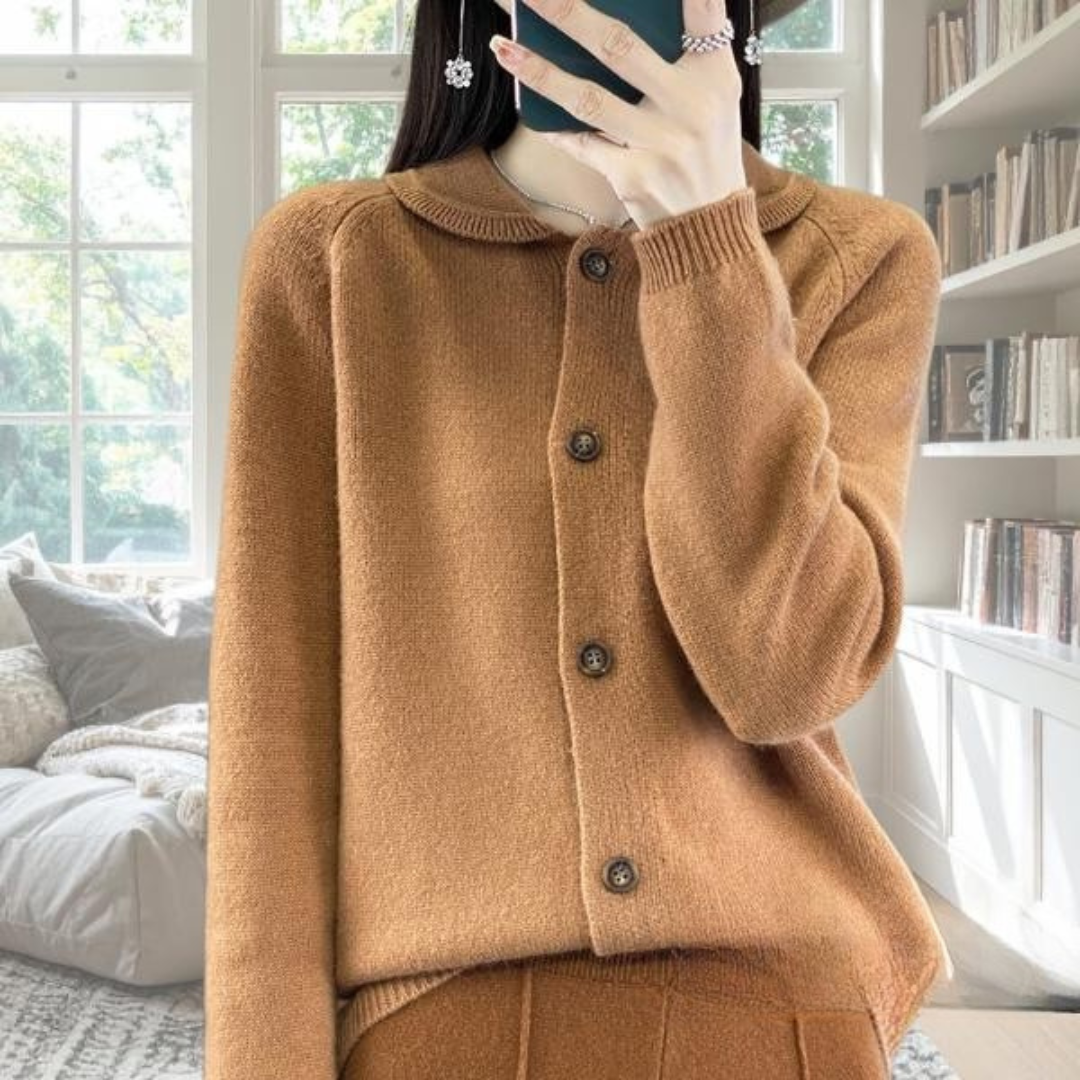 Women's Casual Cardigan with Open Front and Lightweight Design
