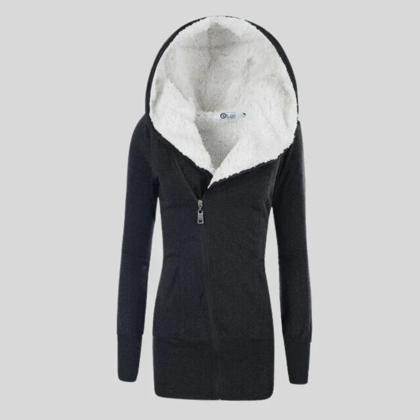 Street-wave Fleece Hoodie Cardigan With Soft Lined Hood For Unisex Cozy Everyday Comfort