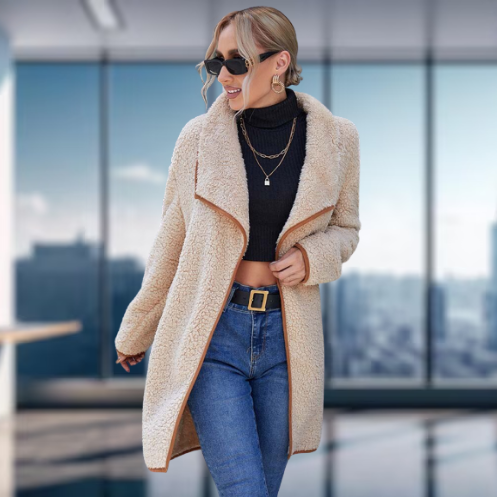 Street Wave Womens Faux Fur Winter Coat Warmth And Timeless Design For Modern Women