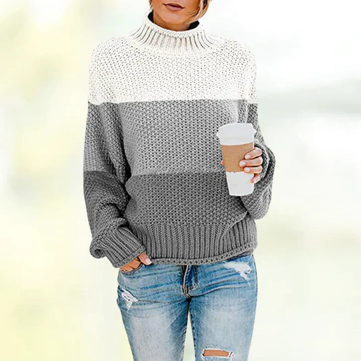 Streetwave Striped Knit Pullover Breathable Comfort For Trendsetting Urban Fashion Fans