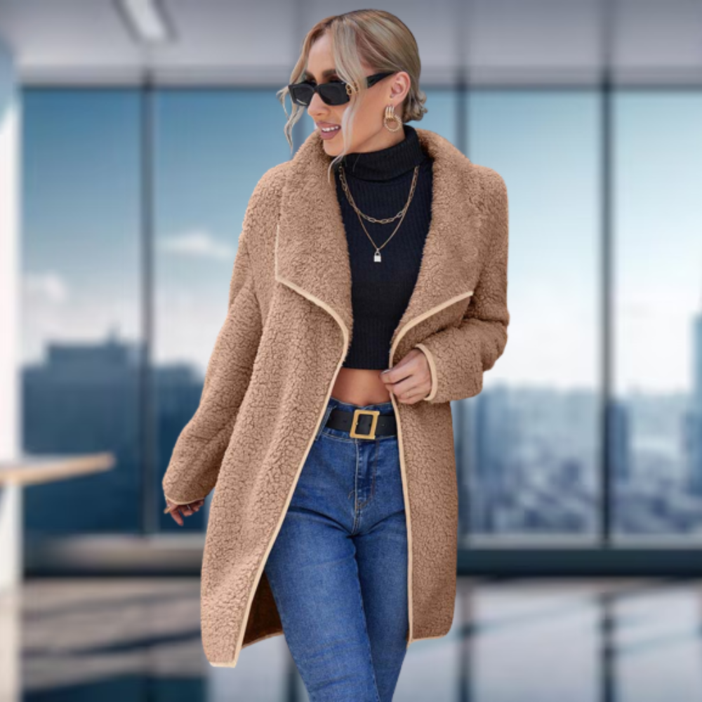 Street Wave Womens Faux Fur Winter Coat Warmth And Timeless Design For Modern Women