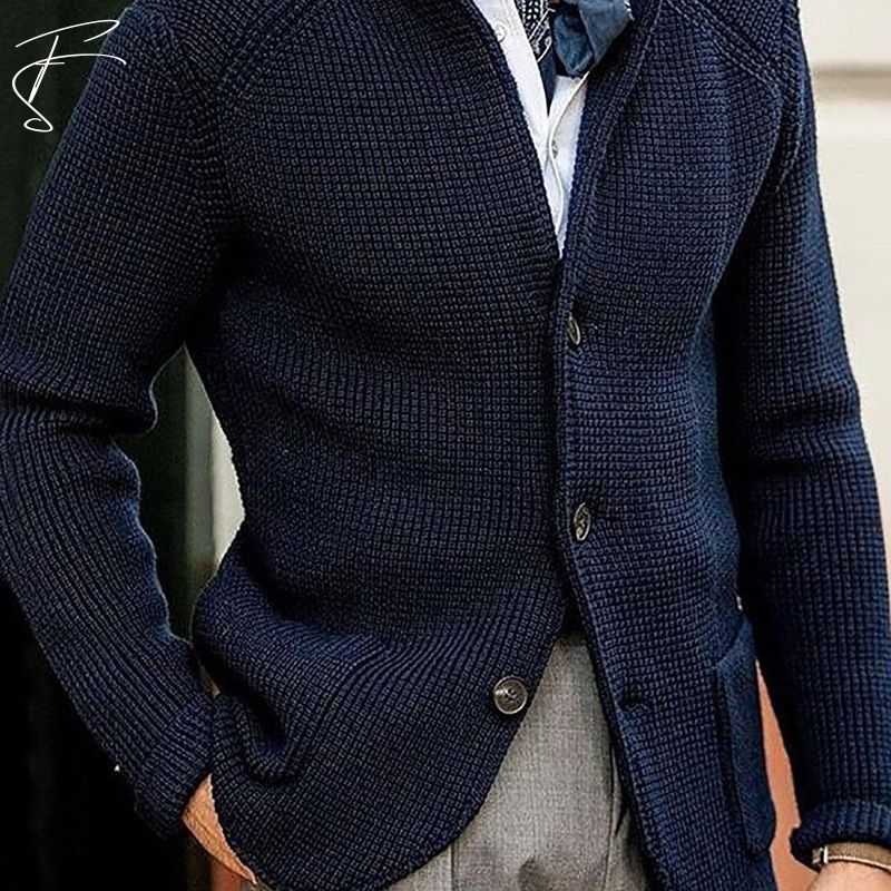 Damian Cotton Cardigan For Men Street Wave Timeless Comfort