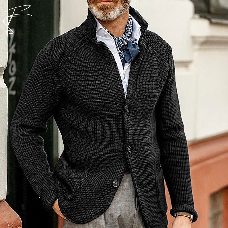 Damian Cotton Cardigan For Men Street Wave Timeless Comfort