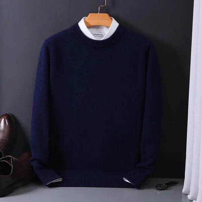 Street Wave Cashmere Sweater For Men Ultra Soft Comfort Luxurious Versatile Knitwear