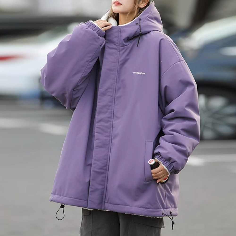 Street Wave Reversible Winter Jacket For Women Dual Style Warmth And Comfort With Premium Fit