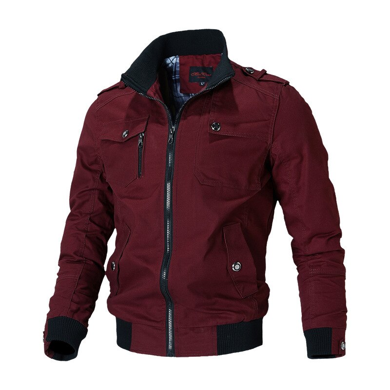 Street-Wave Mens Jacket Multifunctional Outdoor Windproof Coat For Hiking Cycling And City Wear