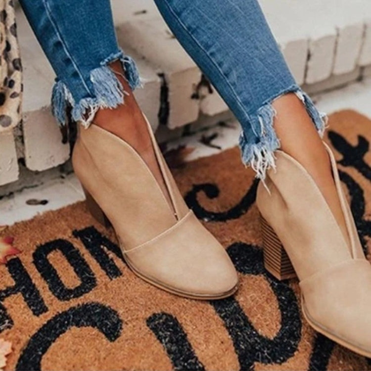 V Cut Ankle Boots For Women Street Wave Chic Everyday Comfort