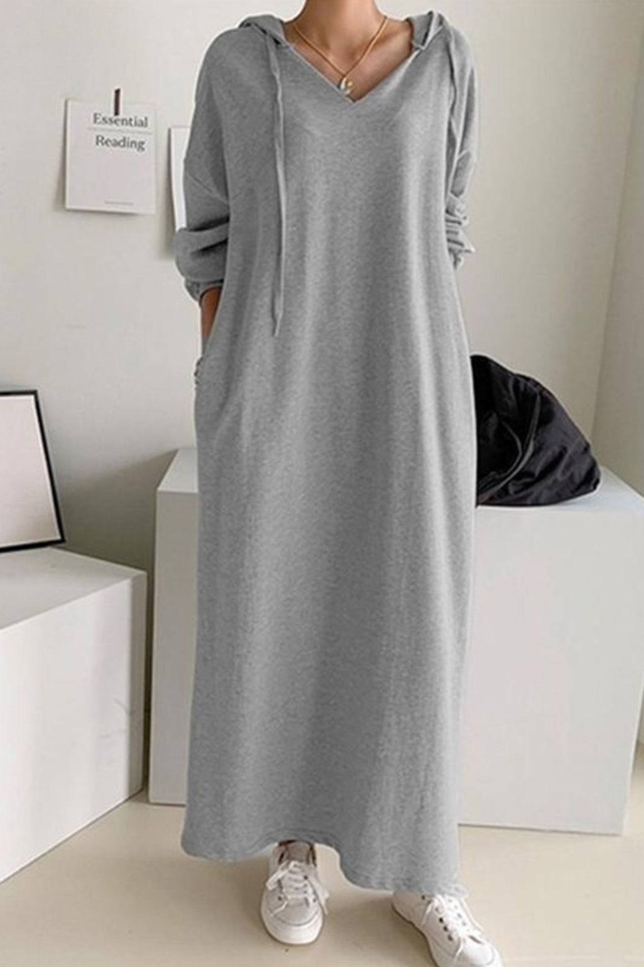 Streetwave Womens Longline Cozy Hooded Winter Coat For Everyday Warmth And Comfort