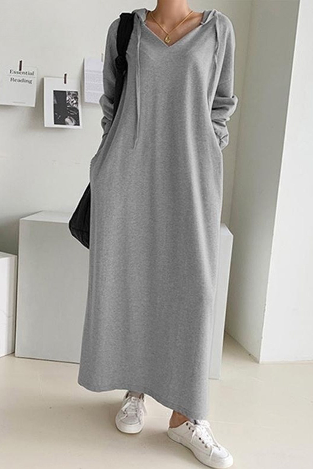 Streetwave Womens Longline Cozy Hooded Winter Coat For Everyday Warmth And Comfort