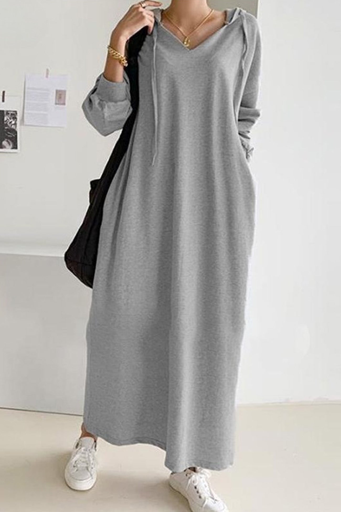 Streetwave Womens Longline Cozy Hooded Winter Coat For Everyday Warmth And Comfort