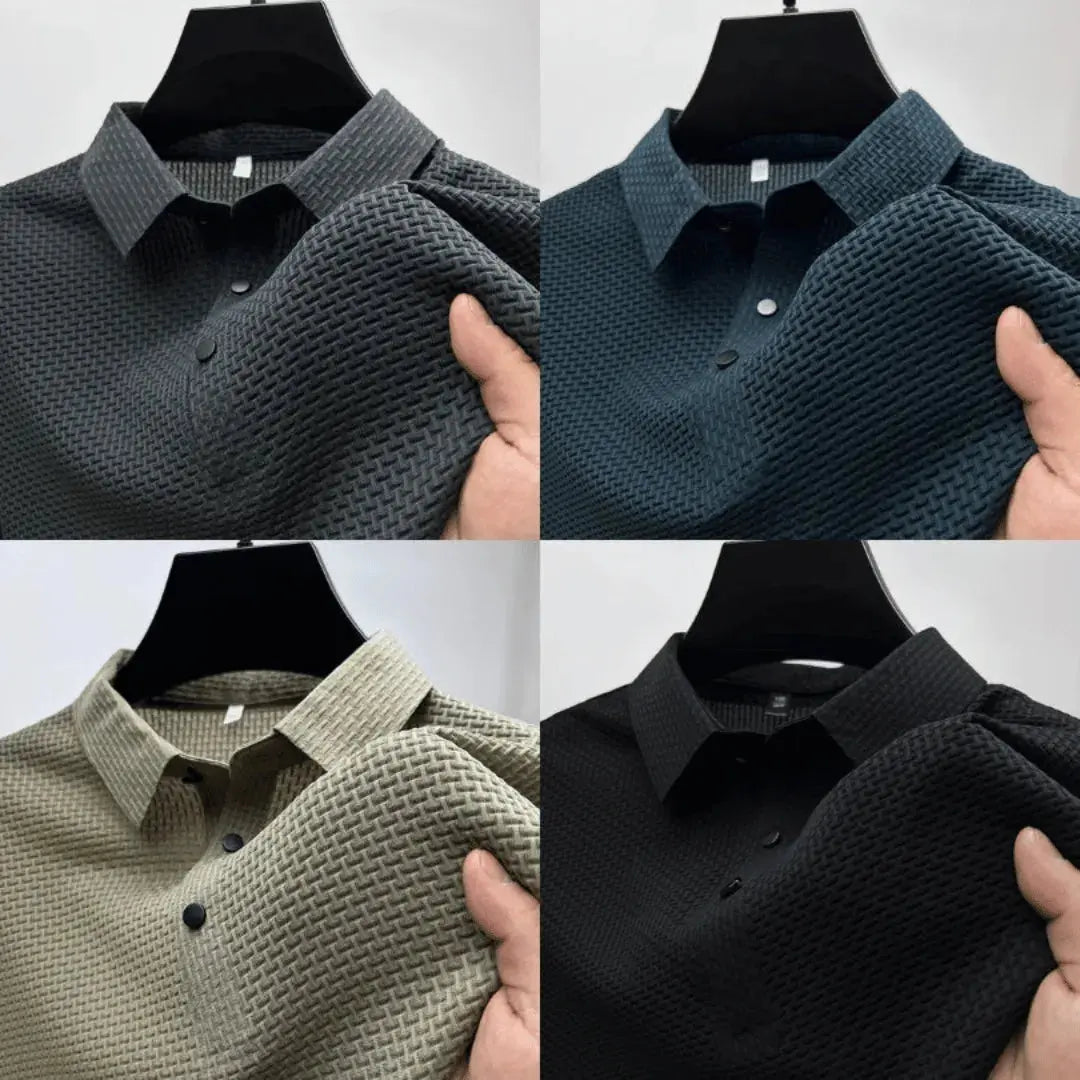 Street-Wave Mens Valiant Golf Shirt Moisture Wicking Breathable Lightweight Performance Polo For Golfers