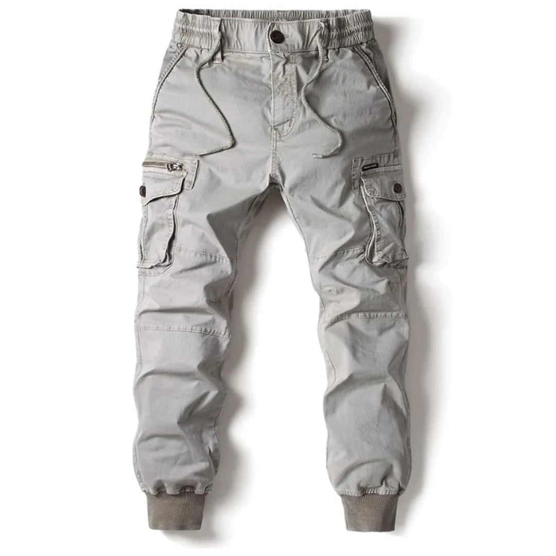 Streetwave Men's Long Cargo Pants With Multiple Pockets For Modern Men Durable Comfort