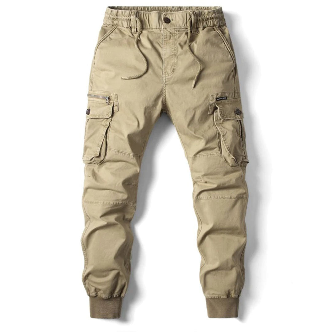 Streetwave Men's Long Cargo Pants With Multiple Pockets For Modern Men Durable Comfort