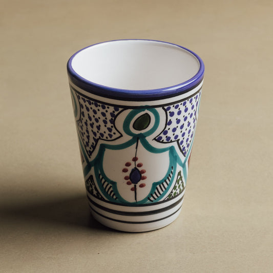 Fez Blue Green Cup - Moroccan Dinnerware - Street-Wave