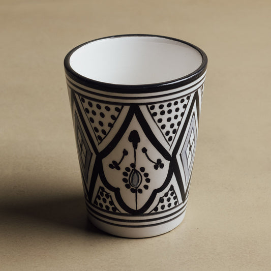 Fez Noir Cup- Moroccan Dinnerware - Street-Wave