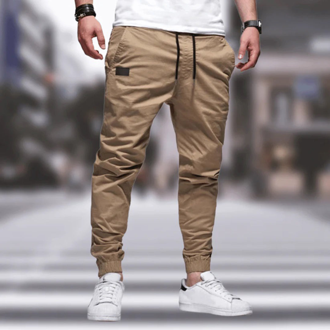 Street-Wave Men's Jogging Pants Relaxed Fit With Elastic Waist Versatile