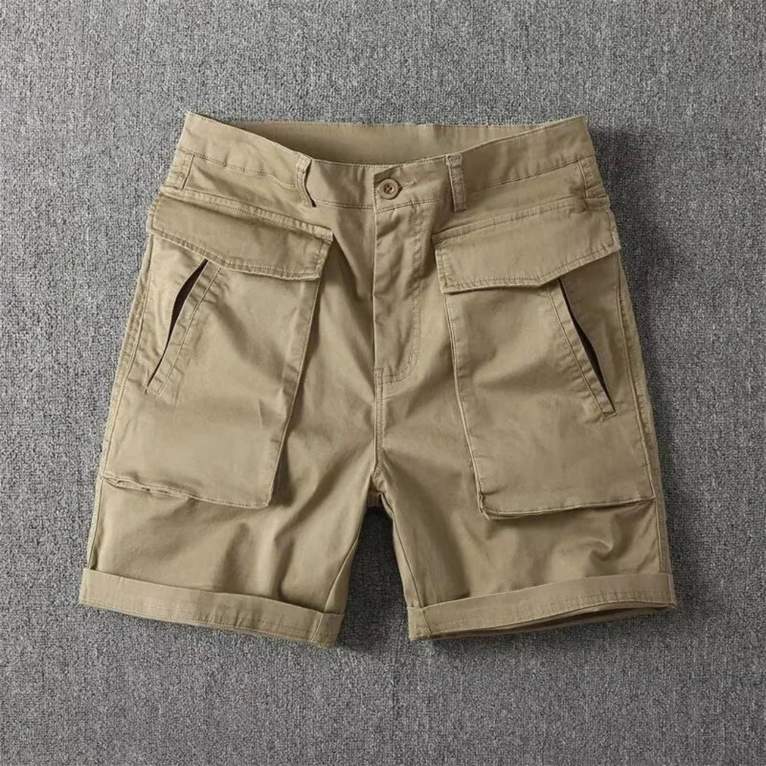 Van Utility Cargo Shorts For Men Multi Pocket Tactical Outdoor Shorts With Breathable Stretch Fabric Camouflage