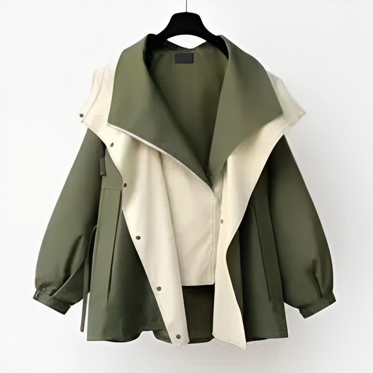 Street-wave Women Spring Rain Jacket Lightweight Waterproof Stylish Coat For Everyday Wear