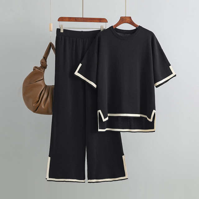 Serenity Korean Style Two Piece Set Women Lightweight Breathable Chic Casual Summer Outfit