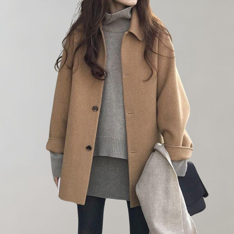 Street-Wave Tanja Womens Coat - Elegant Cozy All-Season Outerwear For Women Everyday Style And City Outings