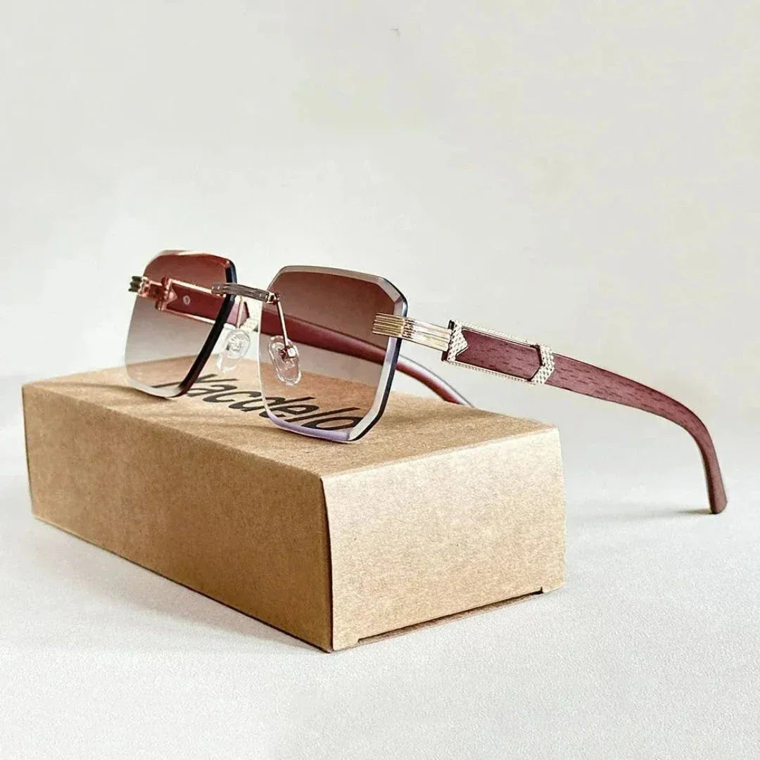 Waylynn Victor Rimless Sunglasses For Women Gradient Lenses Sleek Frames