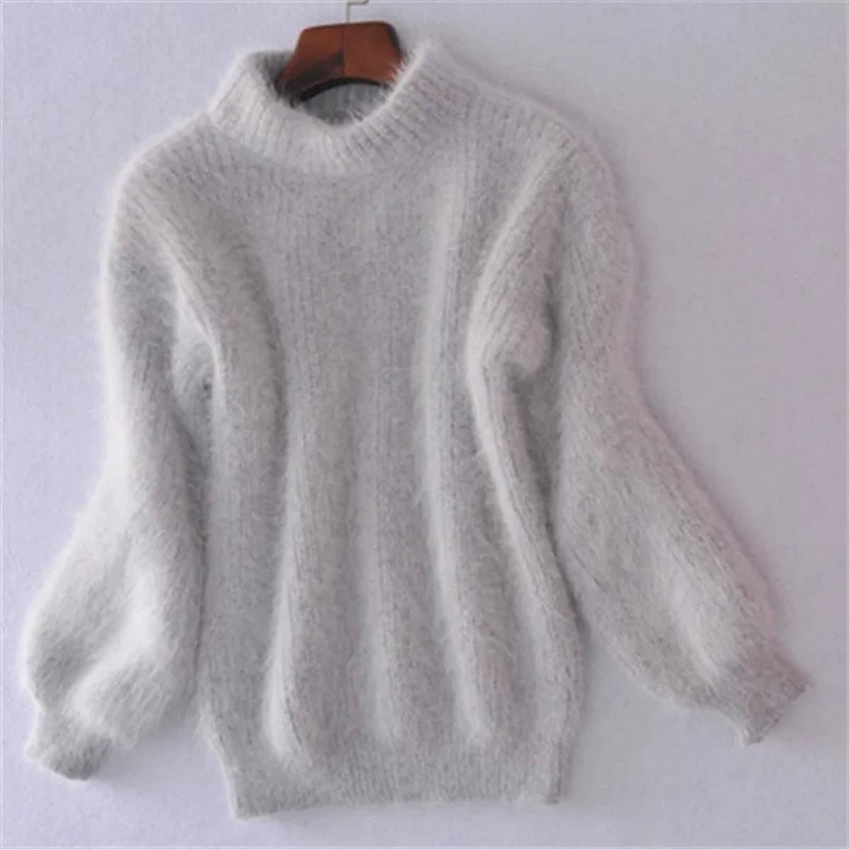 Street Wave Womens Trendy Cozy Warm High Neck Knit Sweater Fiona