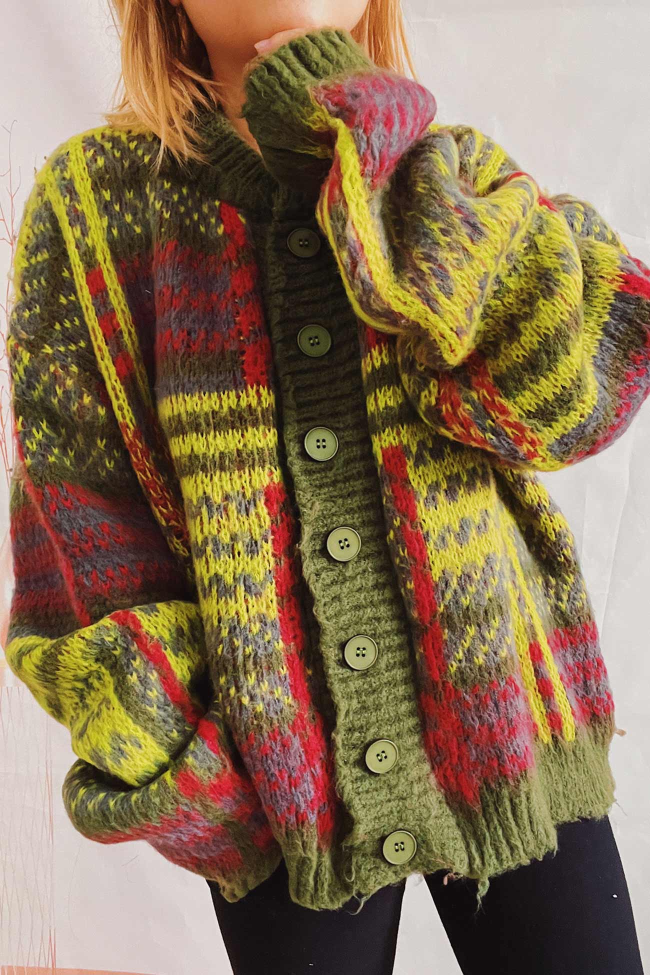 Street-wave Oversized Knit Cardigan For Women - Effortless Elegance, Cozy Comfort, Premium Quality
