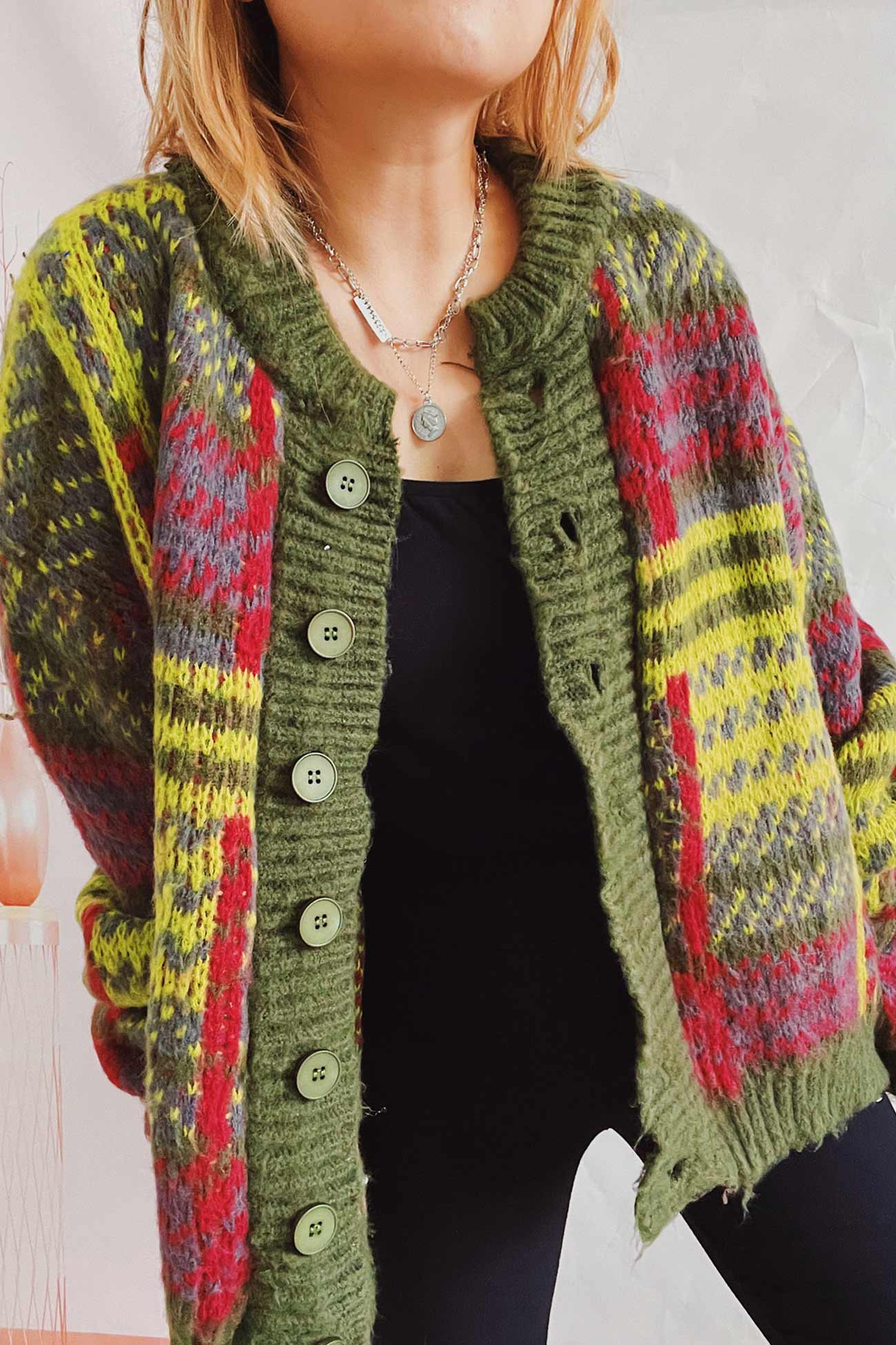 Street-wave Oversized Knit Cardigan For Women - Effortless Elegance, Cozy Comfort, Premium Quality