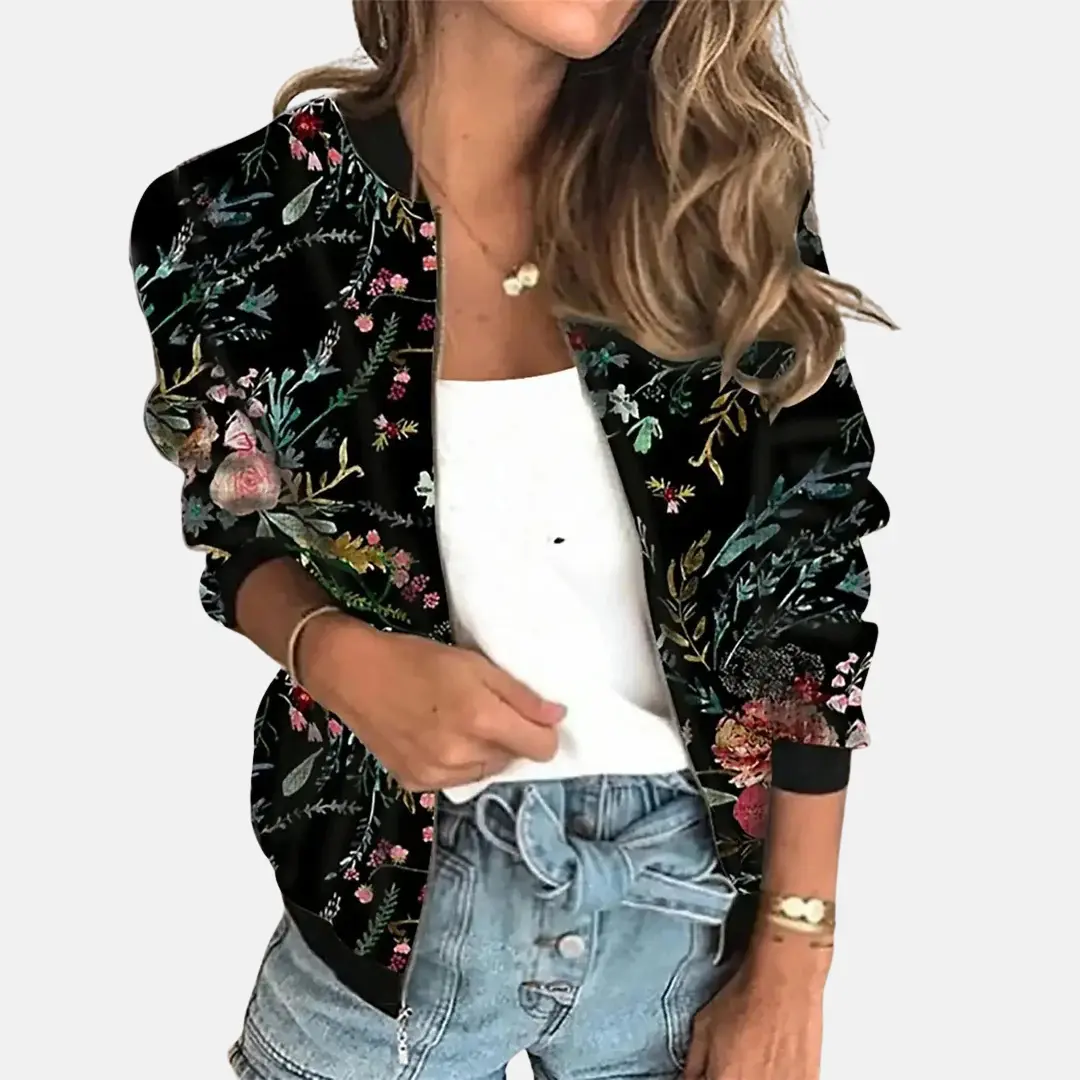 Street Wave Vintage Bomber Jacket Women Versatile Layering