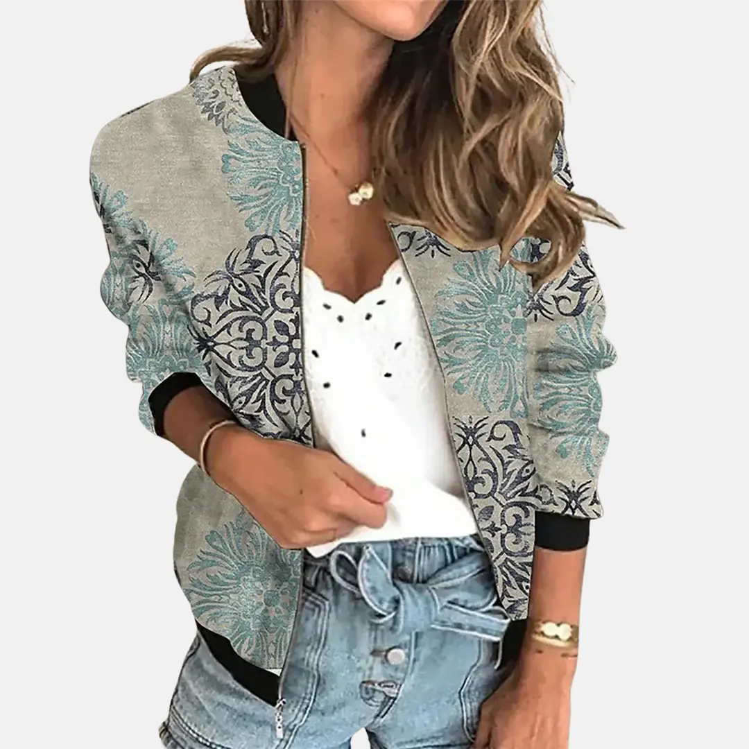 Street Wave Vintage Bomber Jacket Women Versatile Layering