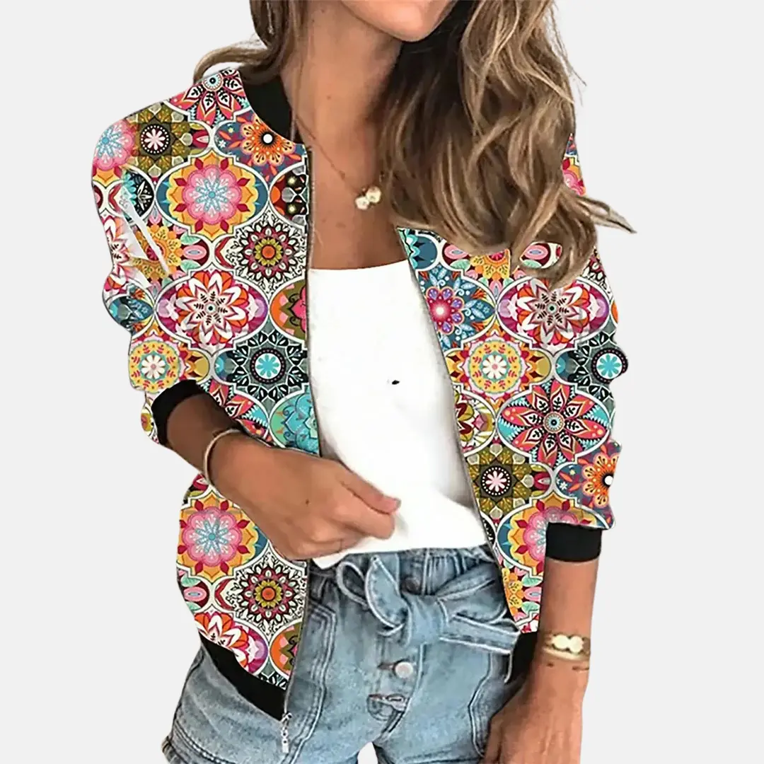 Street Wave Vintage Bomber Jacket Women Versatile Layering