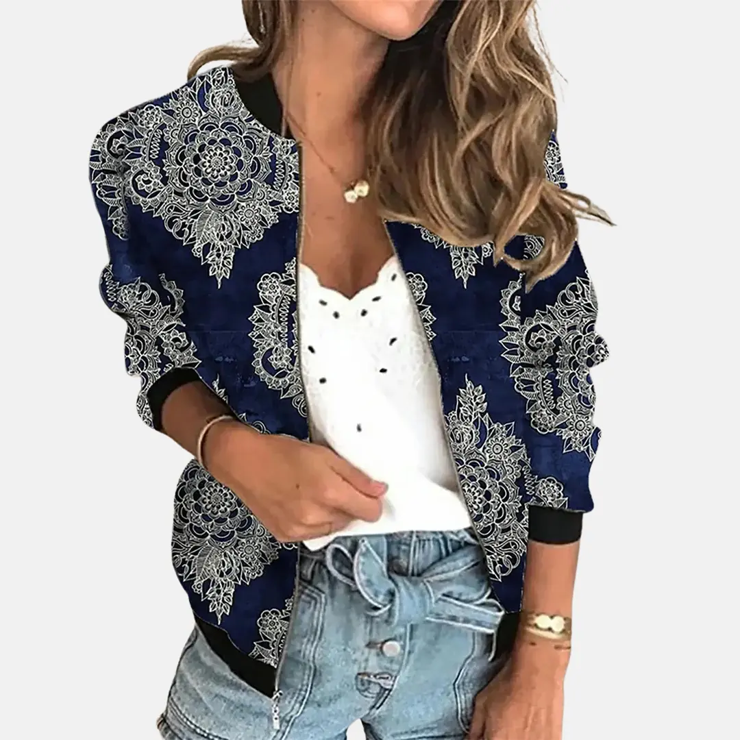 Street Wave Vintage Bomber Jacket Women Versatile Layering