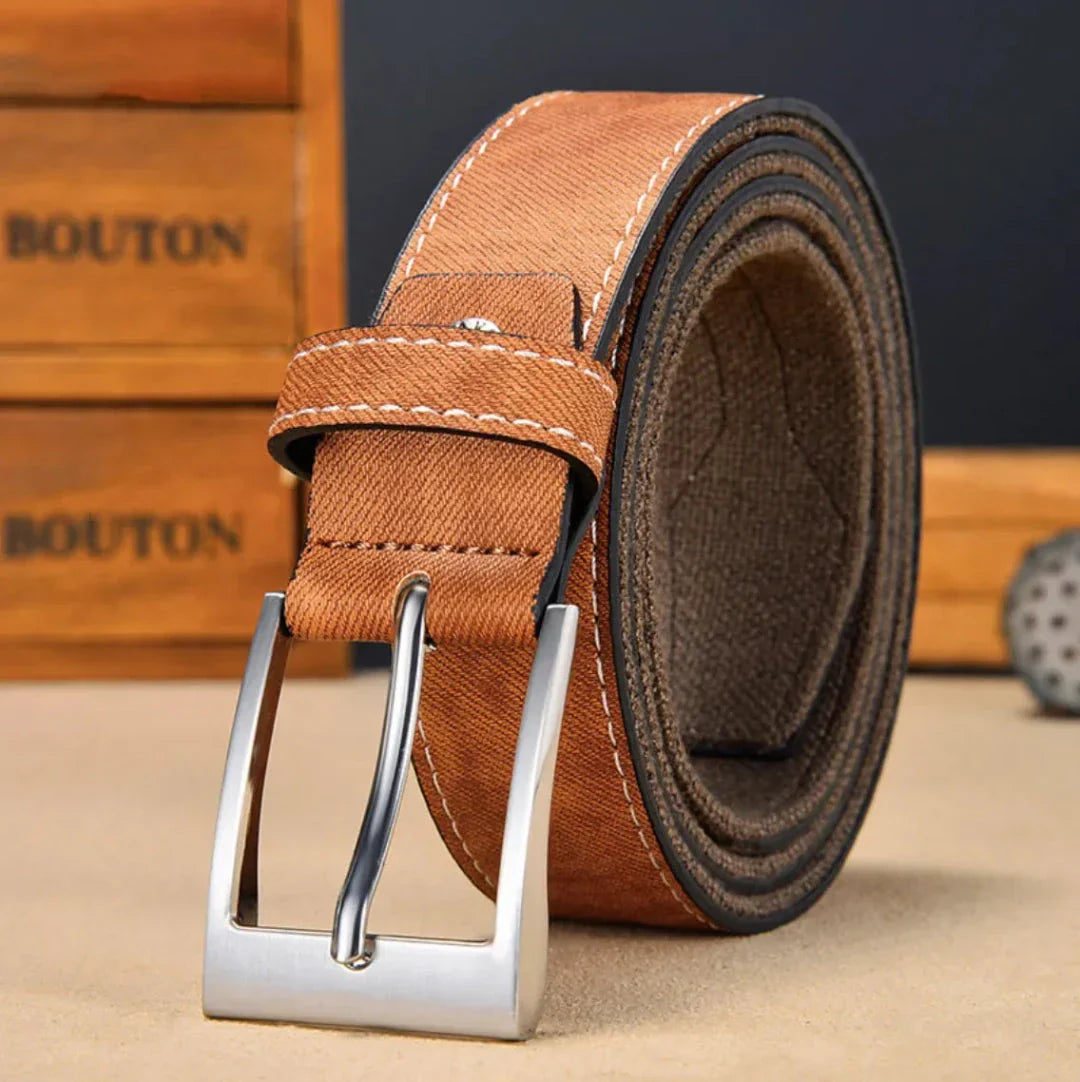 Vintage-Inspired Classic Leather Belt