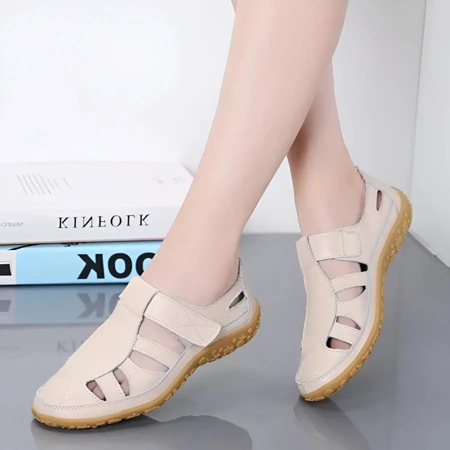 Street Wave Vintage Leather Sandals For Women Timeless Comfort