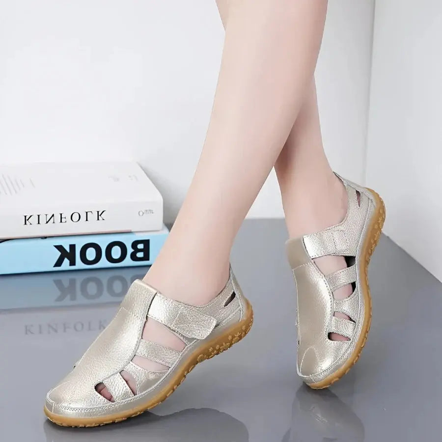 Street Wave Vintage Leather Sandals For Women Timeless Comfort