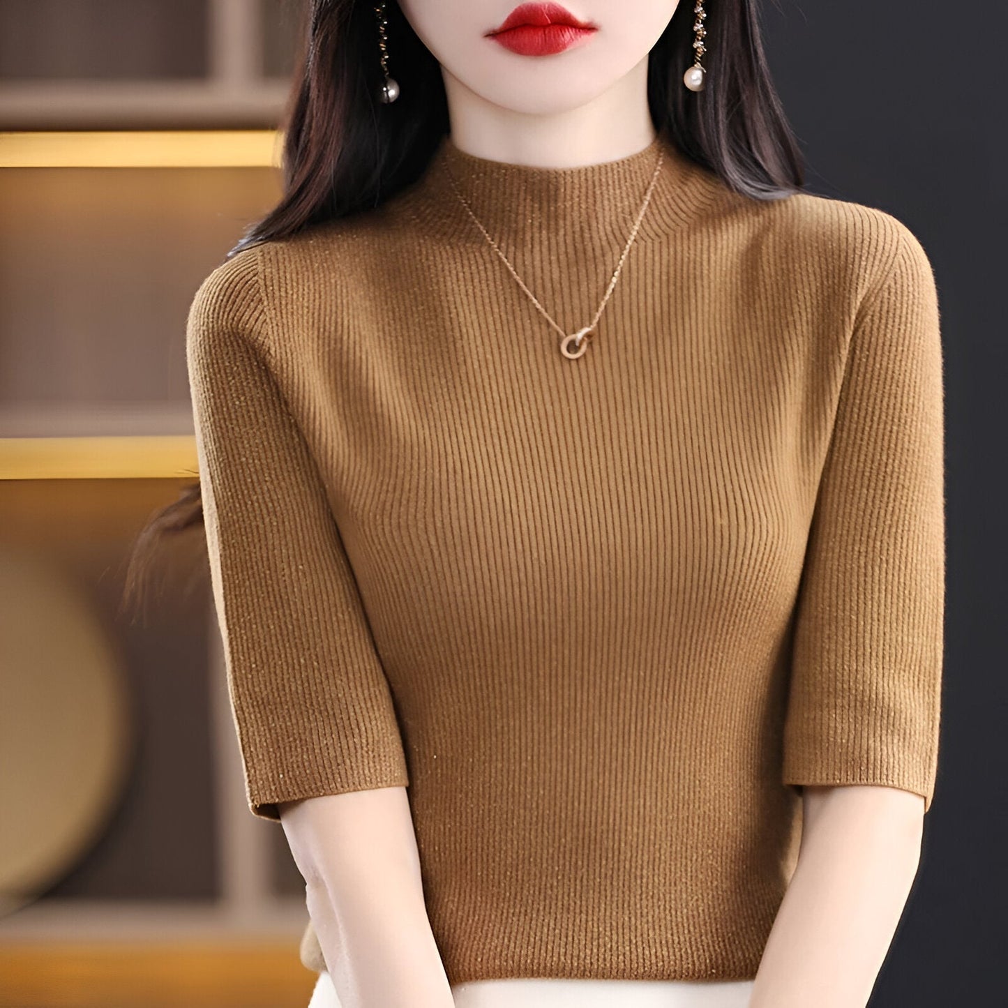 Street Wave Jara Pullover Effortless Chic Short Sleeve Knit For Women Versatile Breathable Comfort