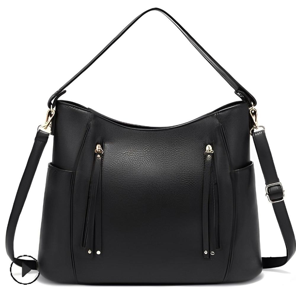 Street-Wave Vegan Leather Hobo Bag All Season On-The-Go