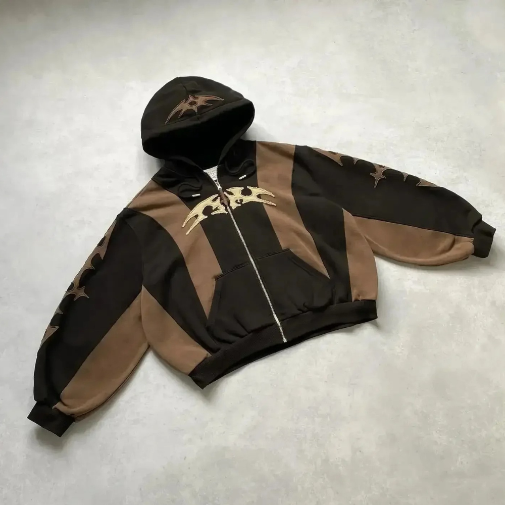 Street-wave Women's Hooded Jacket TYLER, Trendy Soft Fabric For Everyday Active Women