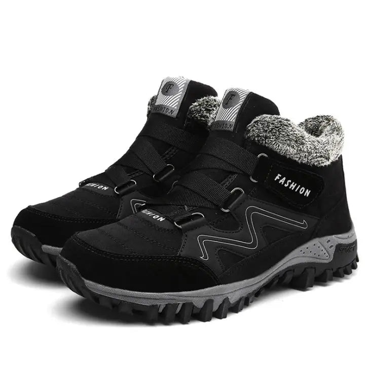 Street-Wave Warm Velvet Boots For Women With Cozy Fur Lining